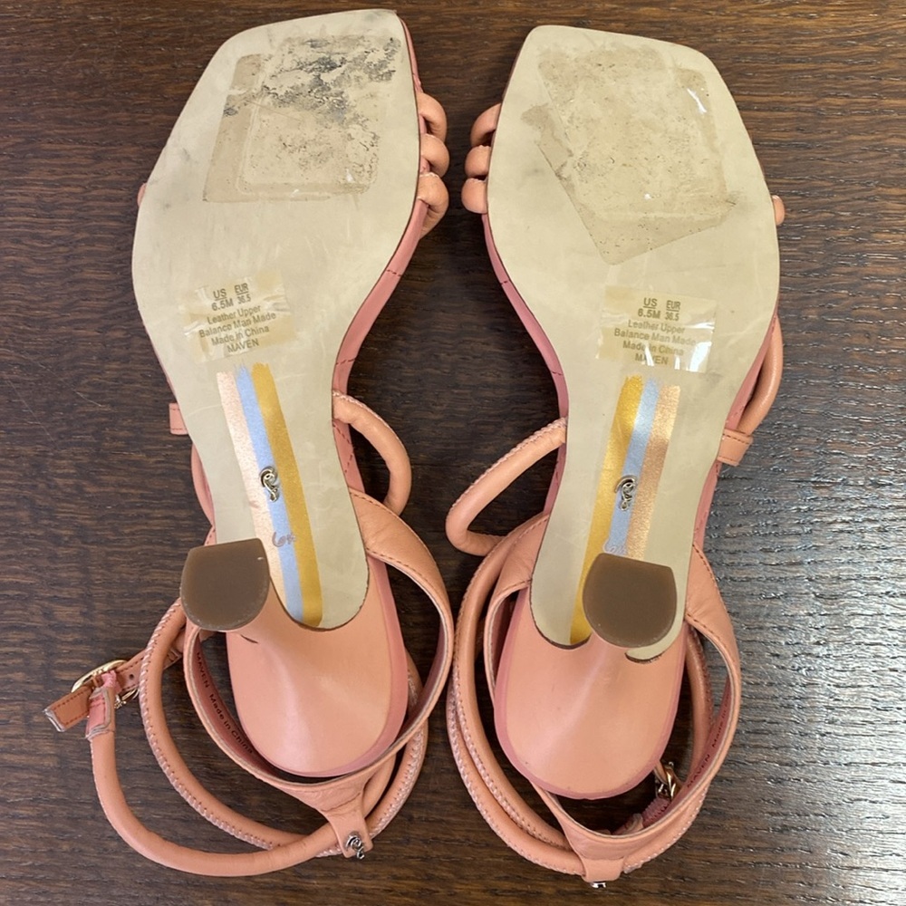 Sam Edelman Padded Strappy Heels MAVEN Size 6.5 - Picture 11 of 13